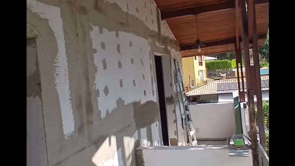 Instalação de paredes de drywall